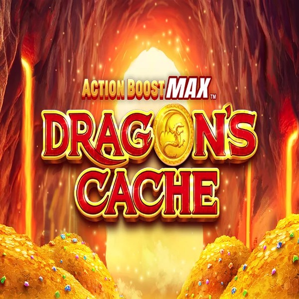 Action Boost Max Dragon's Cache by SpinPlay Games, showcased at gransin.fr – game logo