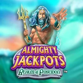 Official Jackpots logo: Almighty Jackpots – Realm of Poseidon by Novomatic at Gransino Casino