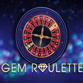 Gem Roulette slot visual from iSoftBet available on gransin.fr