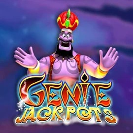 Jackpots logo of Genie Jackpots from Blueprint Gaming at Gransino Casino