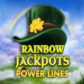 Rainbow Jackpots Power Lines slot visual from Red Tiger Gaming available on gransin.fr