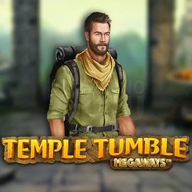 Temple Tumble Megaways slot logo by Relax Gaming at Gransino Casino